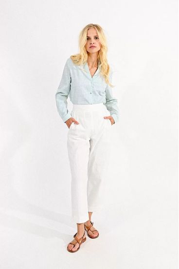 Pantalon Tr163 blanc